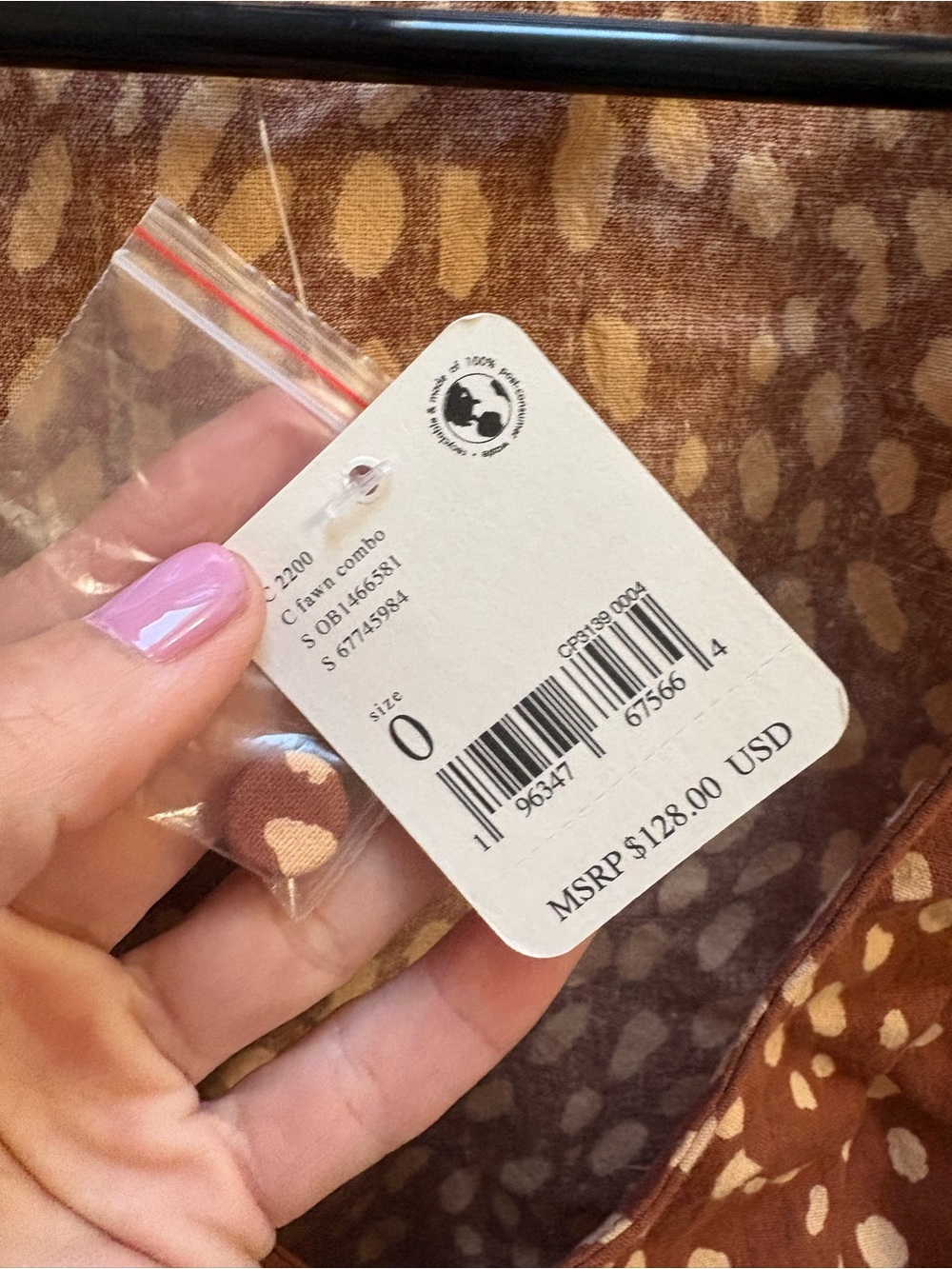 Free People Rust Spotted set - Picture 4 of 14